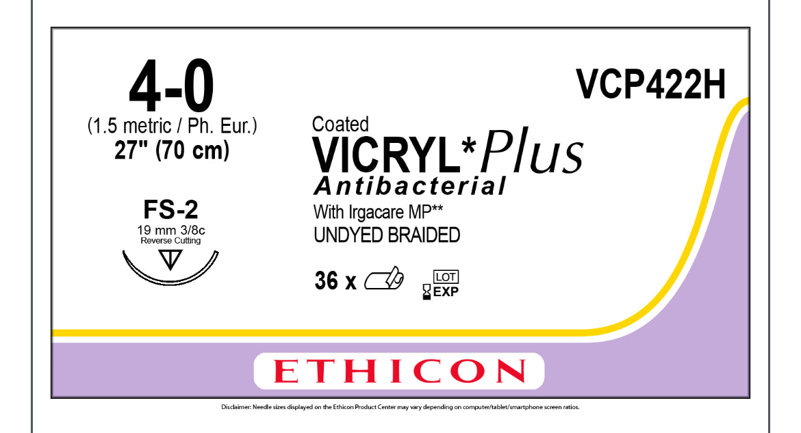 Ethicon VCP422 suture